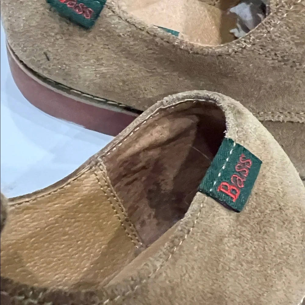 GH Bass Co. Brown Suede Leather Nubuck Lace Up Oxford Shoes Youth Boys Kids 3